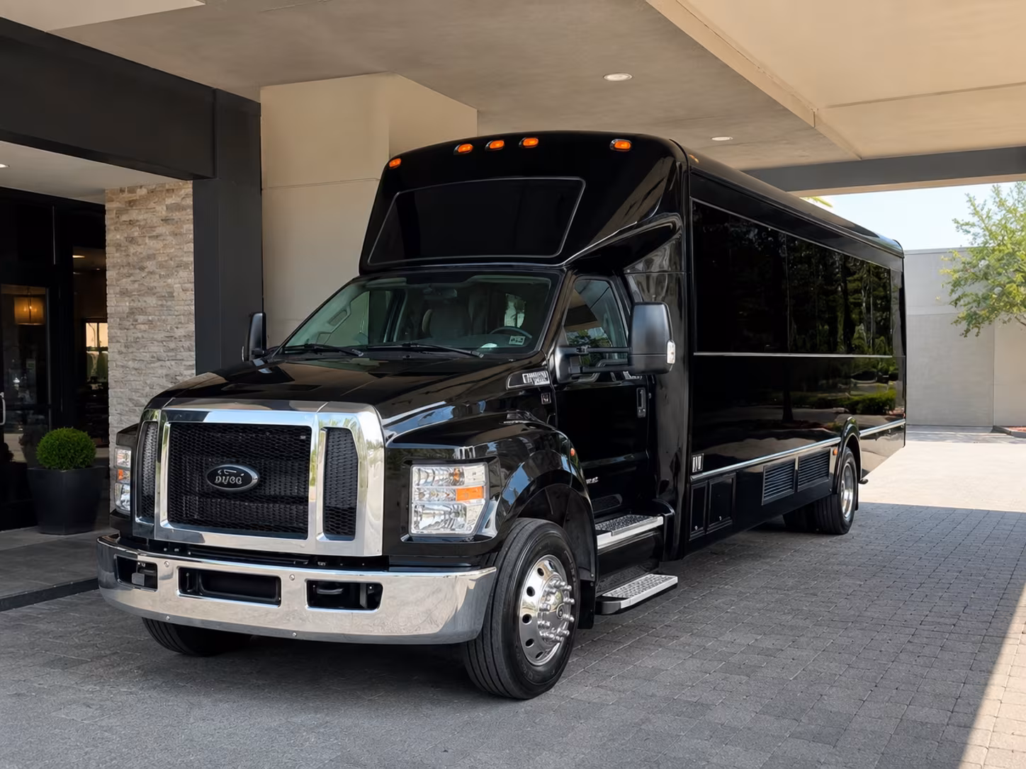 party buses for hall high school and conard high school prom nights